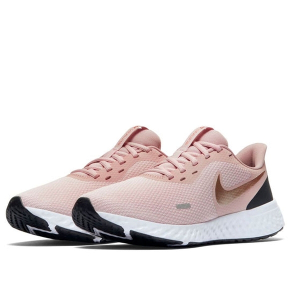 Nike Revolution 5 'Barely Rose' BQ3207 pink  Rose Gold Nike sneaker 7 - Picture 1 of 16